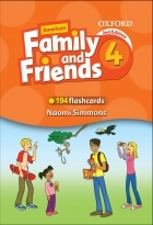 فلش کارت امریکن فمیلی اند فرندز Flashcards American Family and Friends 4 Second Edition