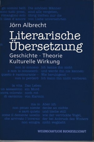 کتاب زبان آلمانی ترجمه ادبی Literarische Übersetzung Geschichte Theorie Kulturelle Wirkung
