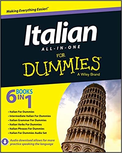 کتاب ایتالیایی فور دامیز Italian All in One For Dummies