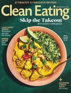 کتاب مجله انگلیسی کلین ایتینگ Clean Eating - February/March 2022