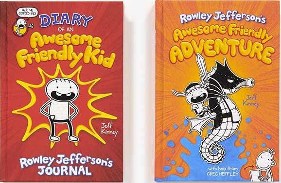 کتاب داستان انگلیسی ماجراجویی باحال و دوستانه راولی جفرسون Diary of an Awesome Friendly Kid Series (2 Book Series)