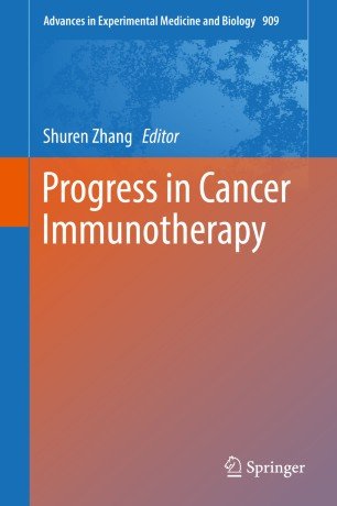 کتاب زبان پروگرس این کنسر ایمونوتراپی  Progress in Cancer Immunotherapy