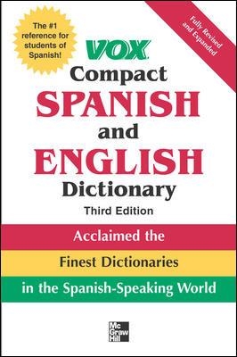 کتاب زبان وکس کامپکت اسپنیش اند انگلیش دیکشنری Vox Compact Spanish and English Dictionary 3rd