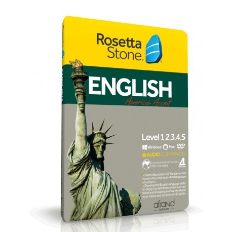 خودآموز زبان انگلیسی امریکن رزتا استون افرند  ROSETTA STONE ENGLISH AMERICAN ACCENT