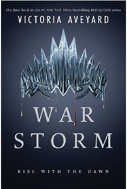 کتاب رمان انگلیسی ملکه سرخ طوفان جنگ جلد چهارم Red Queen Series Book4 . War Storm