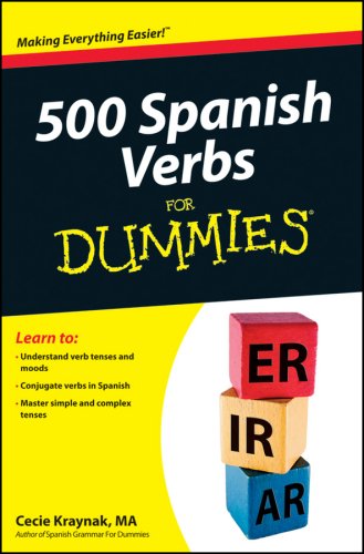 کتاب اسپانیایی 500 اسپنیش وربز فور دامیز 500 Spanish Verbs For Dummies