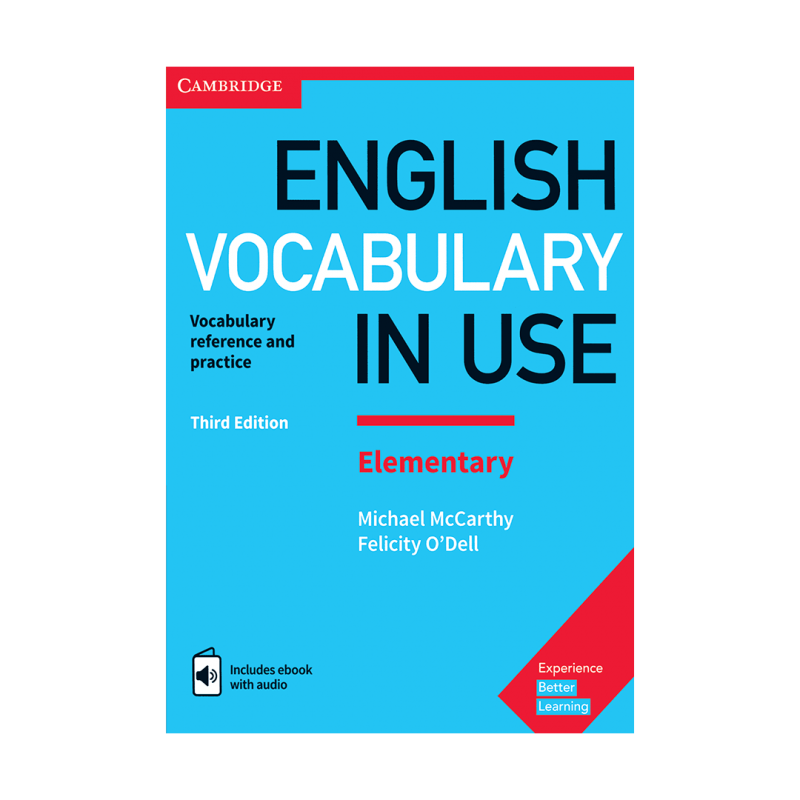 کتاب انگلیش وکبیولری این یوز المنتری English Vocabulary in Use Elementary 3rd