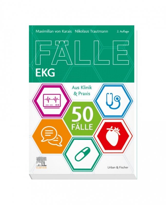 کتاب پزشکی آلمانی فاله ایی کی جی 50 Fälle EKG 2.Auflage