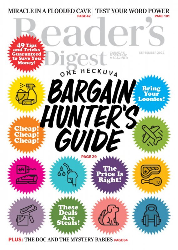 کتاب مجله انگلیسی ریدرز دایجست کانادا Readers Digest Canada September 2022