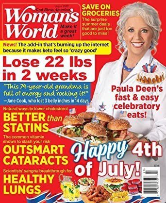 کتاب مجله انگلیسی ومنز ورد یو اس ای Woman's World USA - July 04, 2022