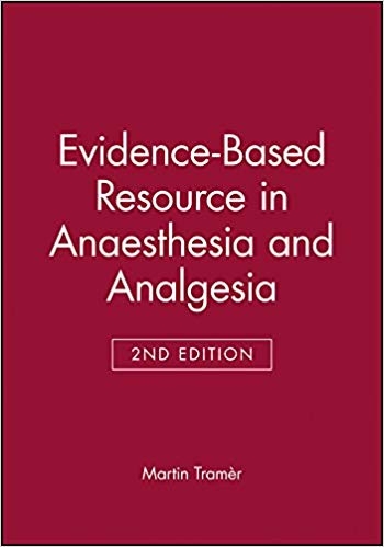 کتاب زبان اویدنس بیسد ریسورس این اناستازیا انالجزیا Evidence Based Resource in Anaesthesia and Analgesia Evidence Based Medici