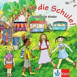 کتاب آلمانی آوف این دی شول Auf in die Schule! Deutsch für Kinder