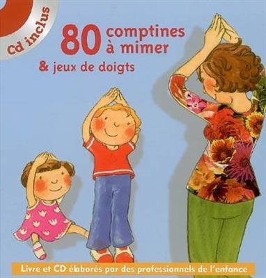 کتاب زبان فرانسه comptines a mimer et jeux de doigts 80